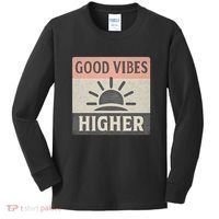 Good Vibes Higher Kids Long Sleeve Shirt thumb 0