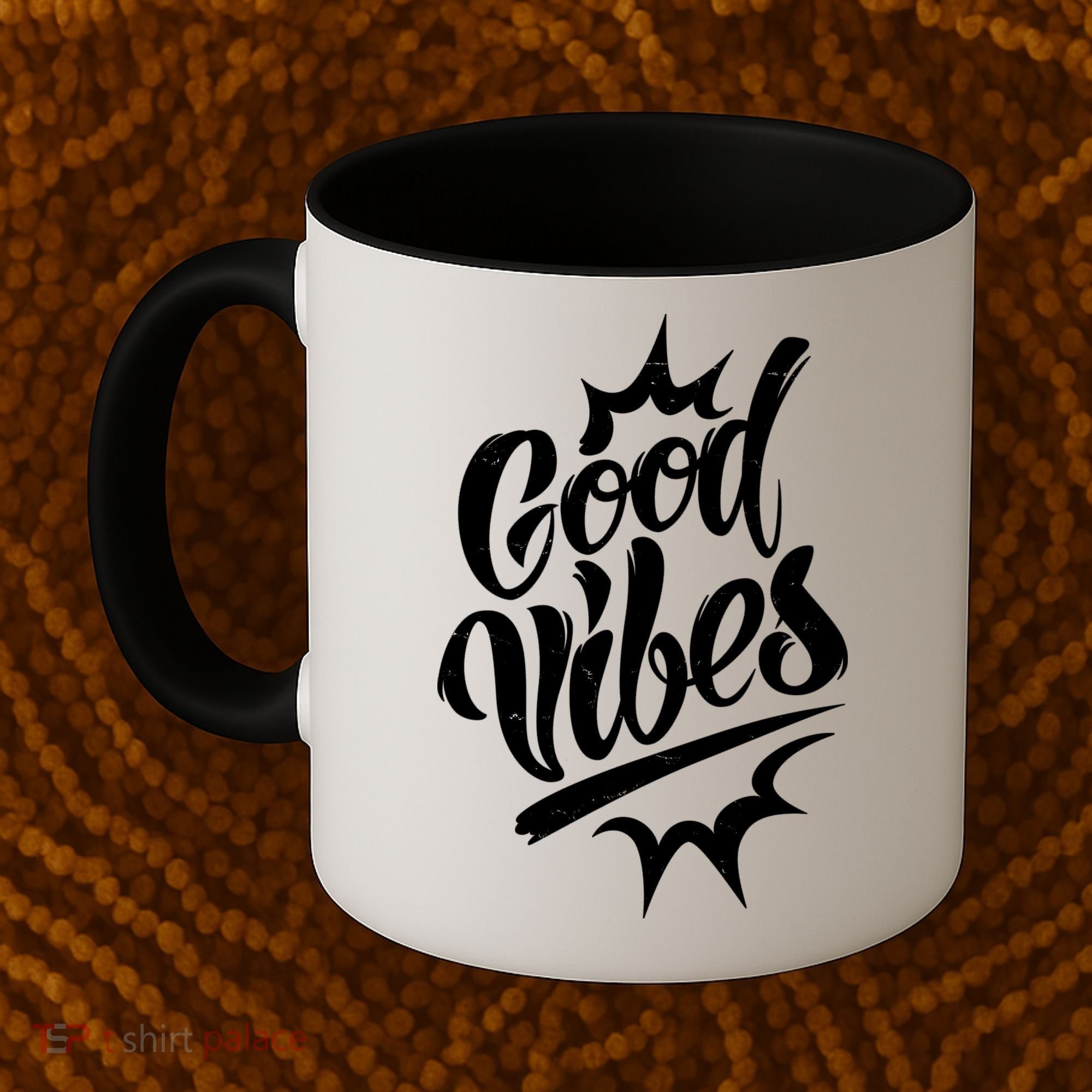 Good Vibes Motivational Quote Coffee Mug