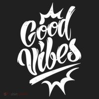 Good Vibes Motivational Quote Golf Towel thumb 3