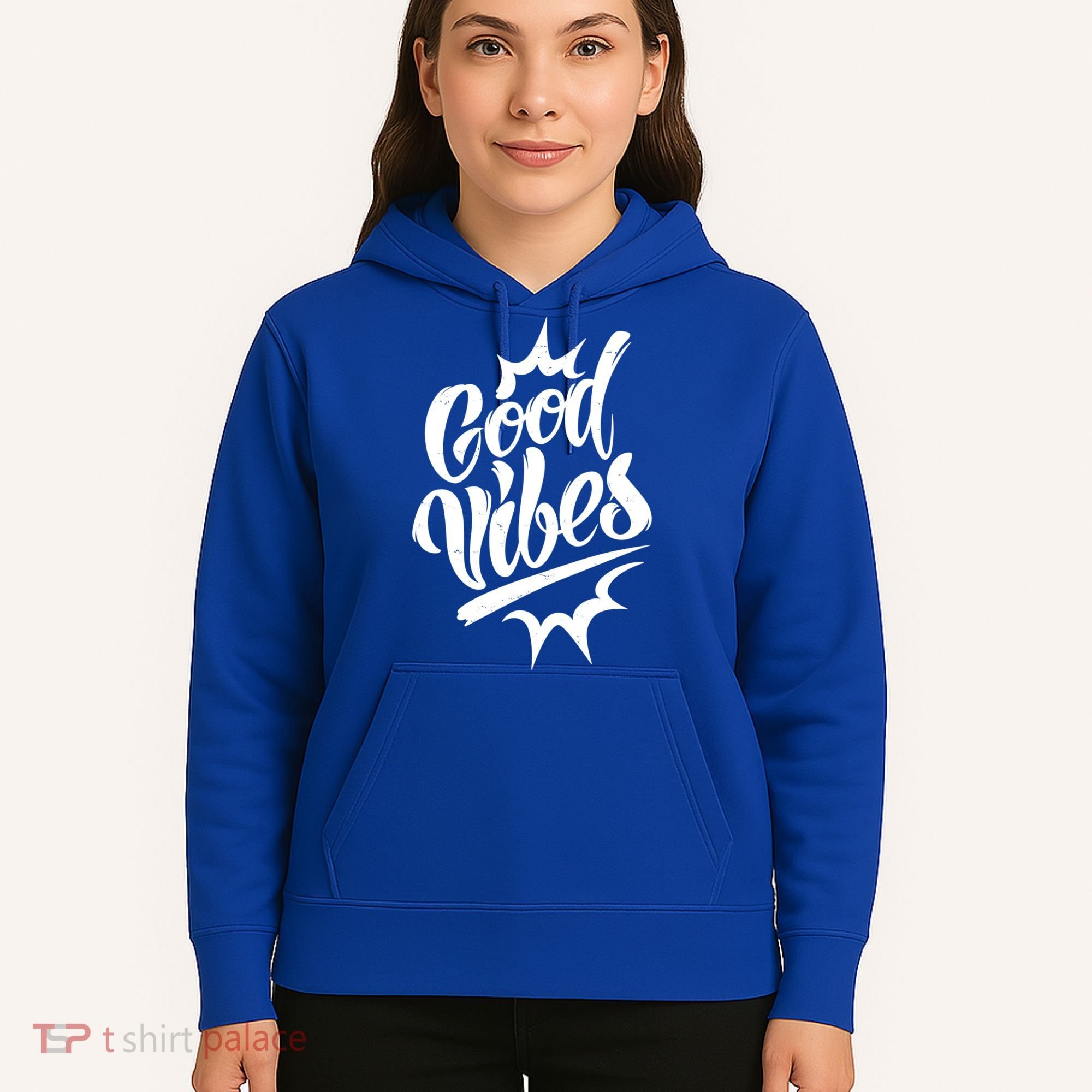 Good Vibes Motivational Quote Hoodie