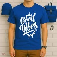Good Vibes Motivational Quote T-Shirt thumb 6