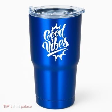 Good Vibes Motivational Quote Tumbler