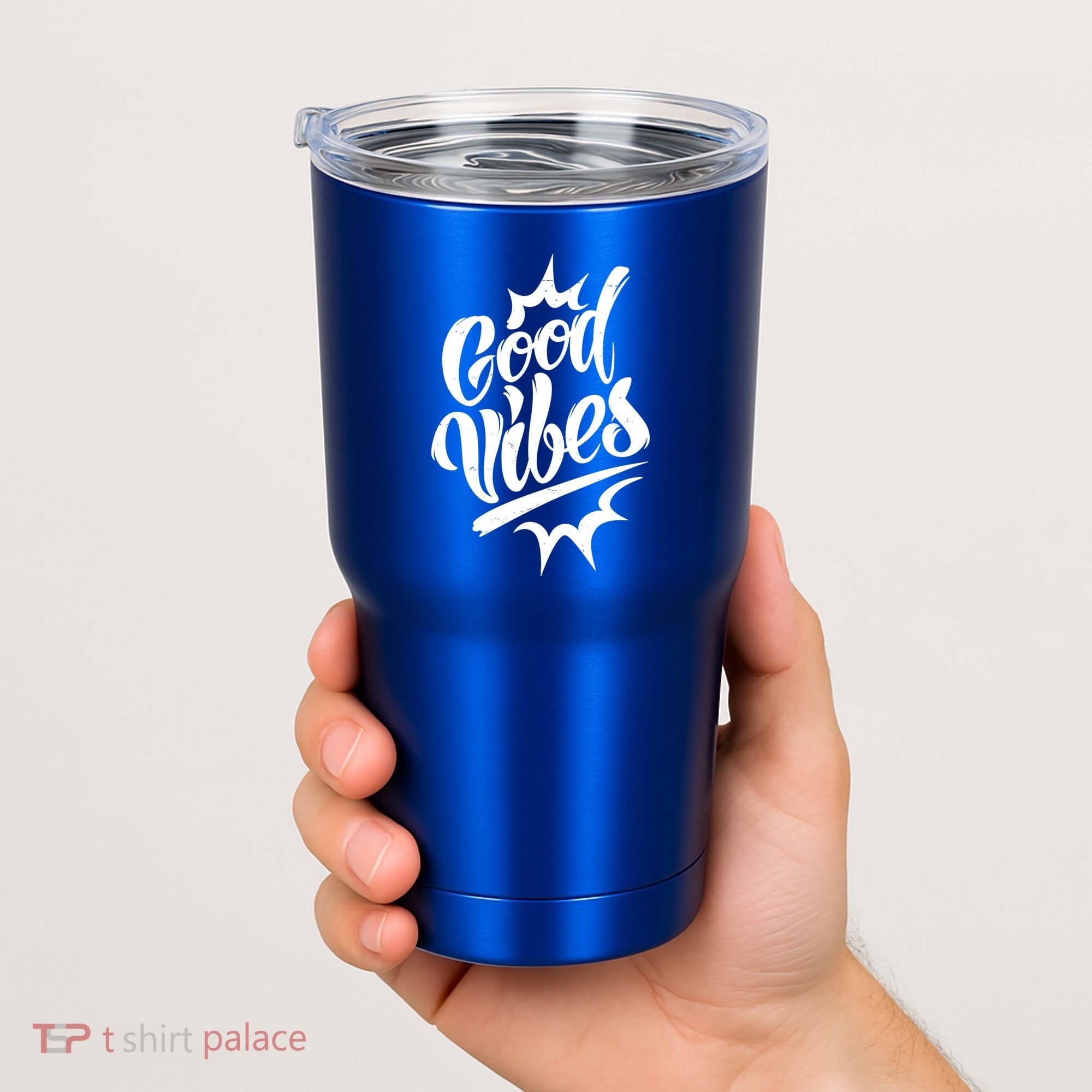 Good Vibes Motivational Quote Tumbler