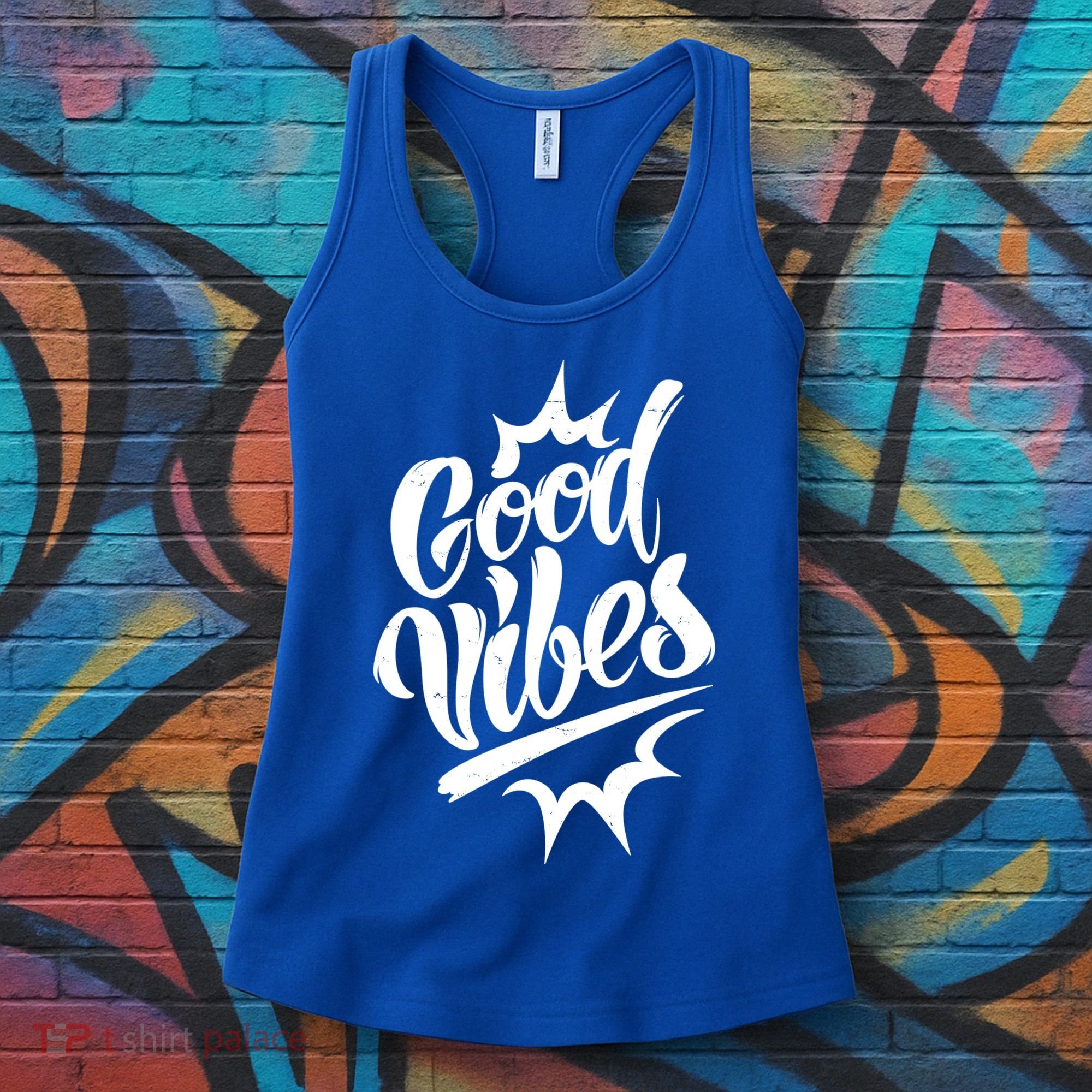Good Vibes Motivational Quote Women's Tank Top