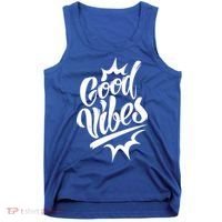 Good Vibes Motivational Quote Tank Top thumb 0