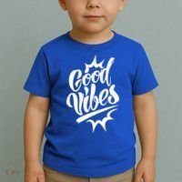 Good Vibes Motivational Quote Toddler T-Shirt thumb 2