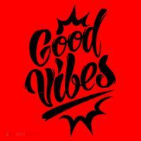 Good Vibes Motivational Quote Santa Hat thumb 1