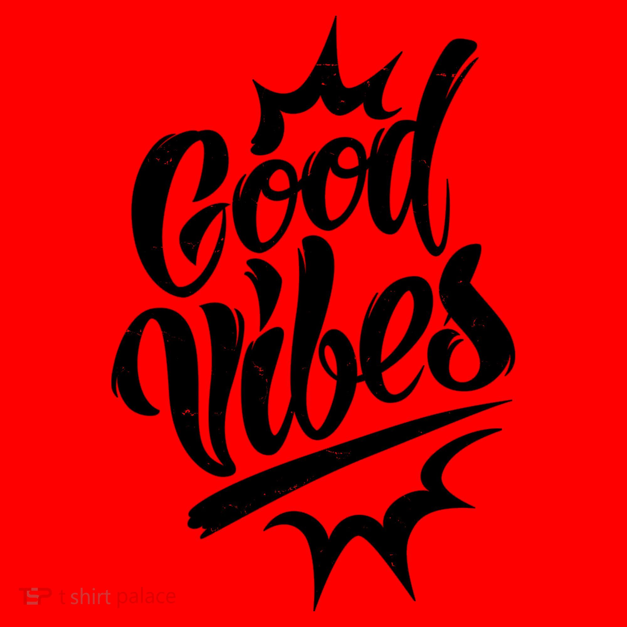 Good Vibes Motivational Quote Santa Hat
