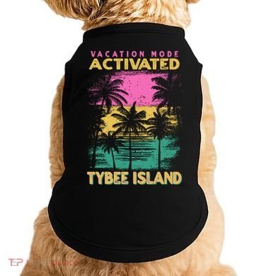 Georgia Vacation Mode Activated Tybee Island Gift Doggie Tank