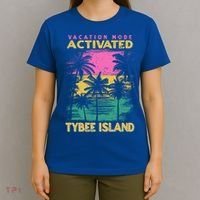 Georgia Vacation Mode Activated Tybee Island Gift T-Shirt thumb 4