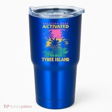 Georgia Vacation Mode Activated Tybee Island Gift Tumbler