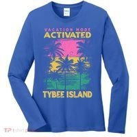 Georgia Vacation Mode Activated Tybee Island Gift Women's Long Sleeve Shirt thumb 0