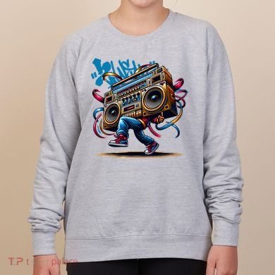 Graffiti Vibes: My GenerationS Boombox Beats Women's Sweatshirt