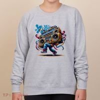Graffiti Vibes: My GenerationS Boombox Beats Women's Sweatshirt thumb 0