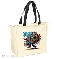Graffiti Vibes: My GenerationS Boombox Beats Tote Bag thumb 2