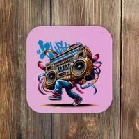 Graffiti Vibes: My GenerationS Boombox Beats Coaster thumb 0