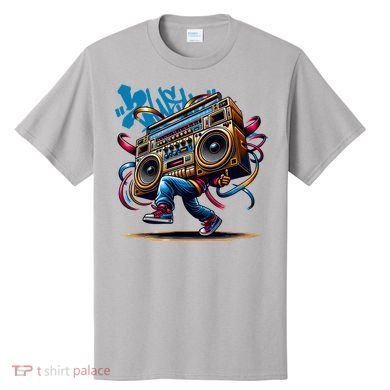 Graffiti Vibes: My GenerationS Boombox Beats T-Shirt