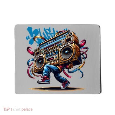 Graffiti Vibes: My GenerationS Boombox Beats Mousepad