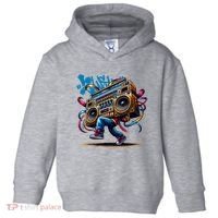 Graffiti Vibes: My GenerationS Boombox Beats Toddler Hoodie thumb 0