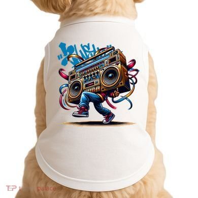 Graffiti Vibes: My GenerationS Boombox Beats Doggie Tank