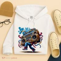 Graffiti Vibes: My GenerationS Boombox Beats Hoodie thumb 4