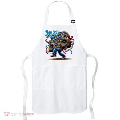 Graffiti Vibes: My GenerationS Boombox Beats Apron