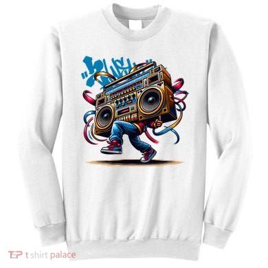 Graffiti Vibes: My GenerationS Boombox Beats Sweatshirt