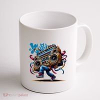 Graffiti Vibes: My GenerationS Boombox Beats Coffee Mug thumb 1