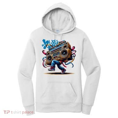 Graffiti Vibes: My GenerationS Boombox Beats Women's Hoodie