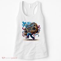 Graffiti Vibes: My GenerationS Boombox Beats Women's Tank Top thumb 0