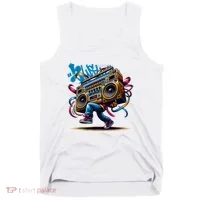 Graffiti Vibes: My GenerationS Boombox Beats Tank Top thumb 0