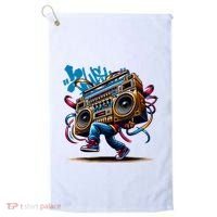 Graffiti Vibes: My GenerationS Boombox Beats Golf Towel thumb 0