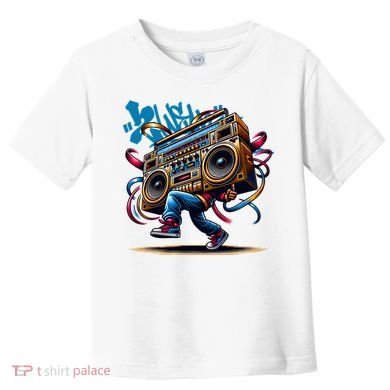 Graffiti Vibes: My GenerationS Boombox Beats Toddler T-Shirt