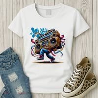Graffiti Vibes: My GenerationS Boombox Beats Women's T-Shirt thumb 3
