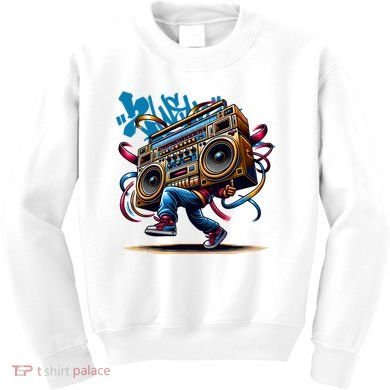 Graffiti Vibes: My GenerationS Boombox Beats Kids Sweatshirt