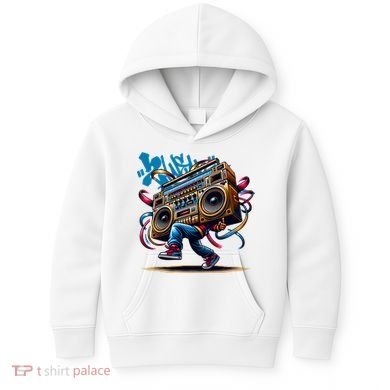 Graffiti Vibes: My GenerationS Boombox Beats Kids Hoodie