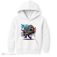 Graffiti Vibes: My GenerationS Boombox Beats Kids Hoodie thumb 0