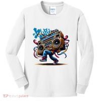 Graffiti Vibes: My GenerationS Boombox Beats Kids Long Sleeve Shirt thumb 0