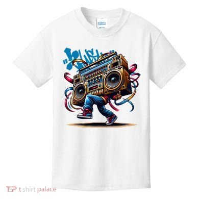 Graffiti Vibes: My GenerationS Boombox Beats Kids T-Shirt