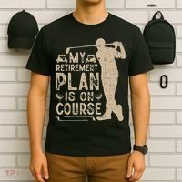 Golf vintage My Retirement Plan Golfing Golf T-Shirt thumb 6