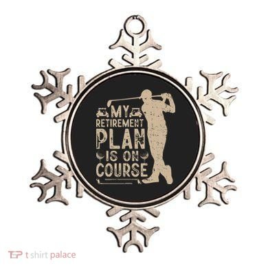 Golf vintage My Retirement Plan Golfing Golf Ornament
