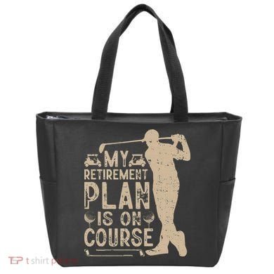 Golf vintage My Retirement Plan Golfing Golf Tote Bag