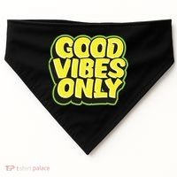 Good Vibes Only USA-Made Doggie Bandana thumb 0