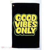 Good Vibes Only Golf Towel thumb 0