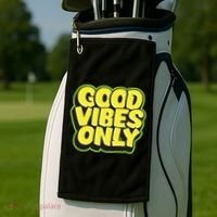Good Vibes Only Golf Towel thumb 2