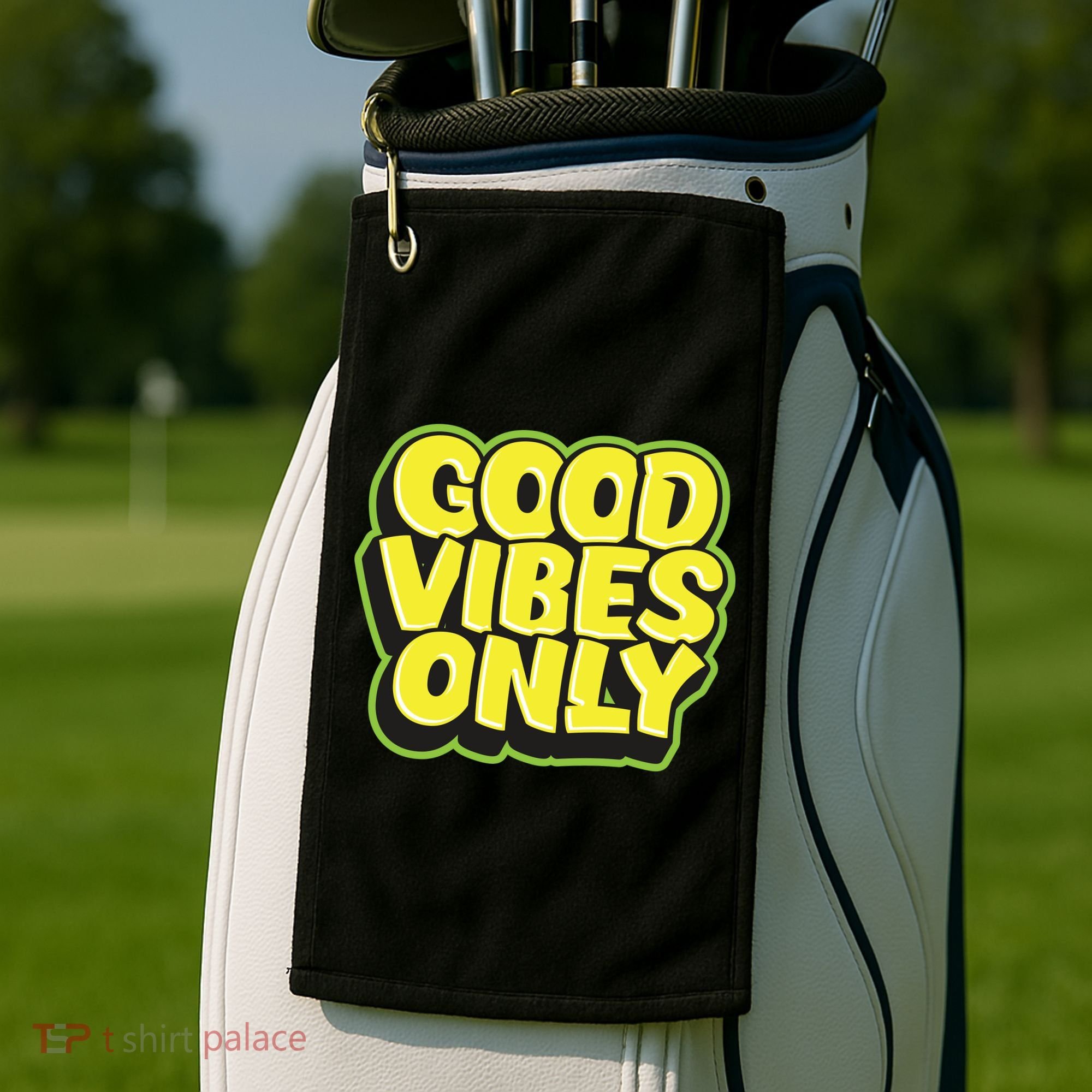Good Vibes Only Golf Towel