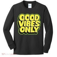 Good Vibes Only Kids Long Sleeve Shirt thumb 0