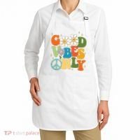 Good Vibes Only Retro Hippie Apron thumb 2