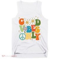 Good Vibes Only Retro Hippie Tank Top thumb 0