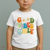 Good Vibes Only Retro Hippie Toddler T-Shirt thumb 2